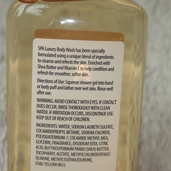 Vanilla Sugar Scent Body Wash 12.5 Fl Oz, NWT - Picture 4 of 4